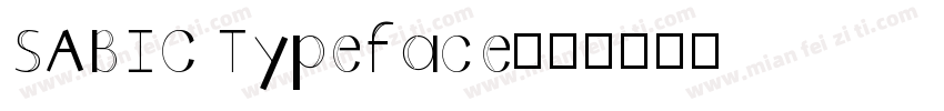 SABIC Typeface字体转换